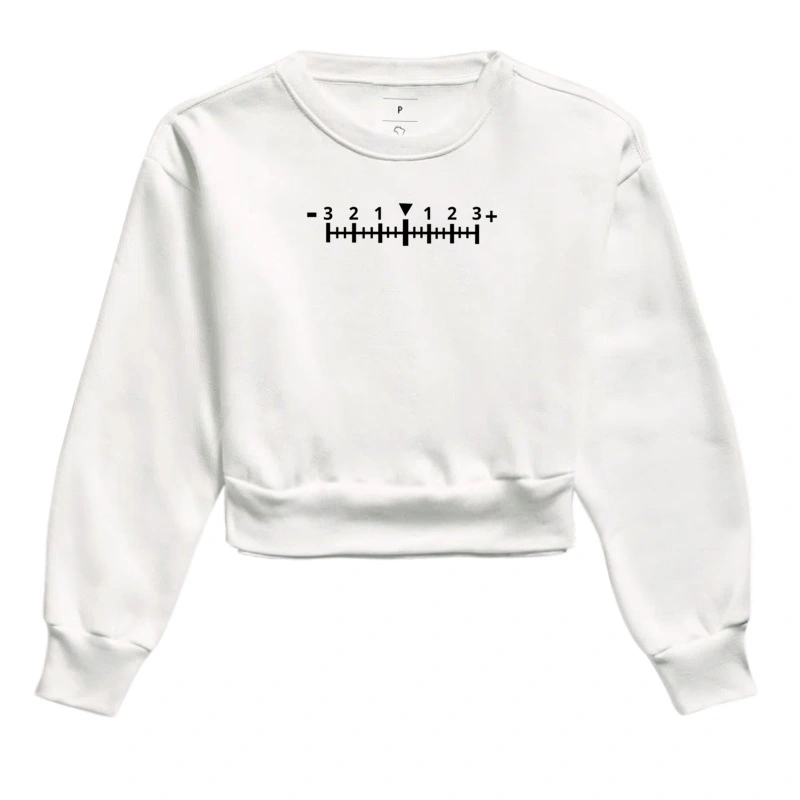 Moletom cropped feminino fotômetro - Imagem 3