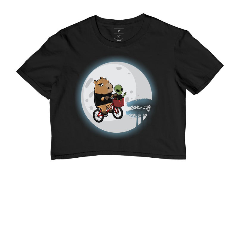 Camiseta Capivara Extraterrestre retro - Imagem 2