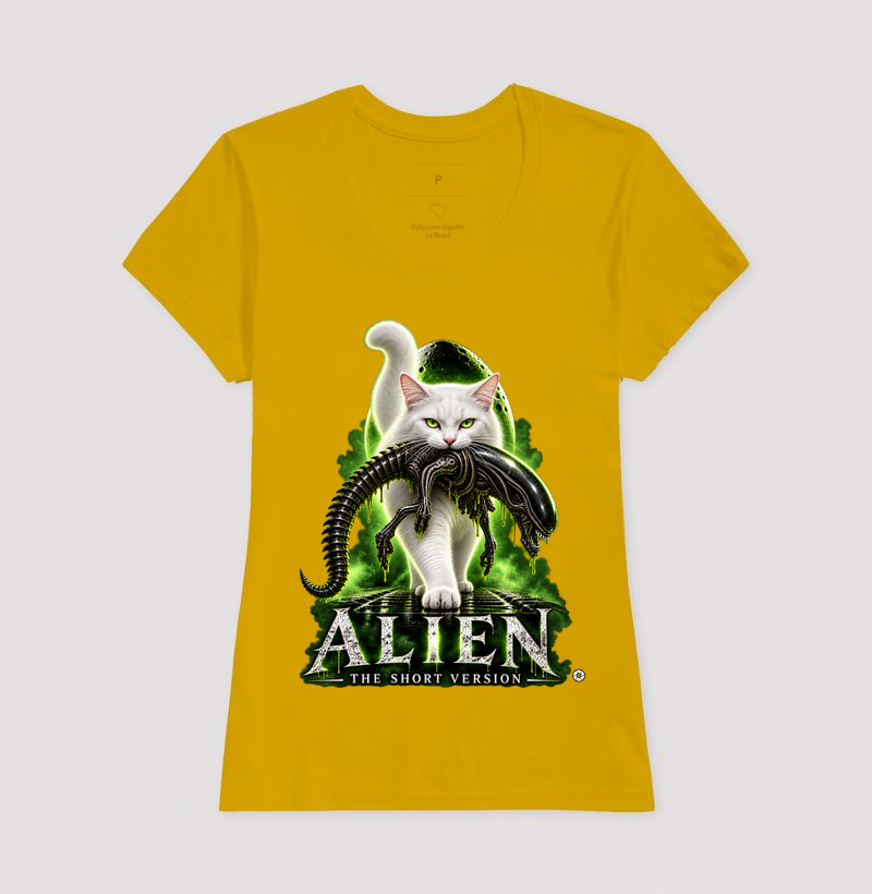 Alien – The Short Version Gatos (branquinho) - Imagem 15