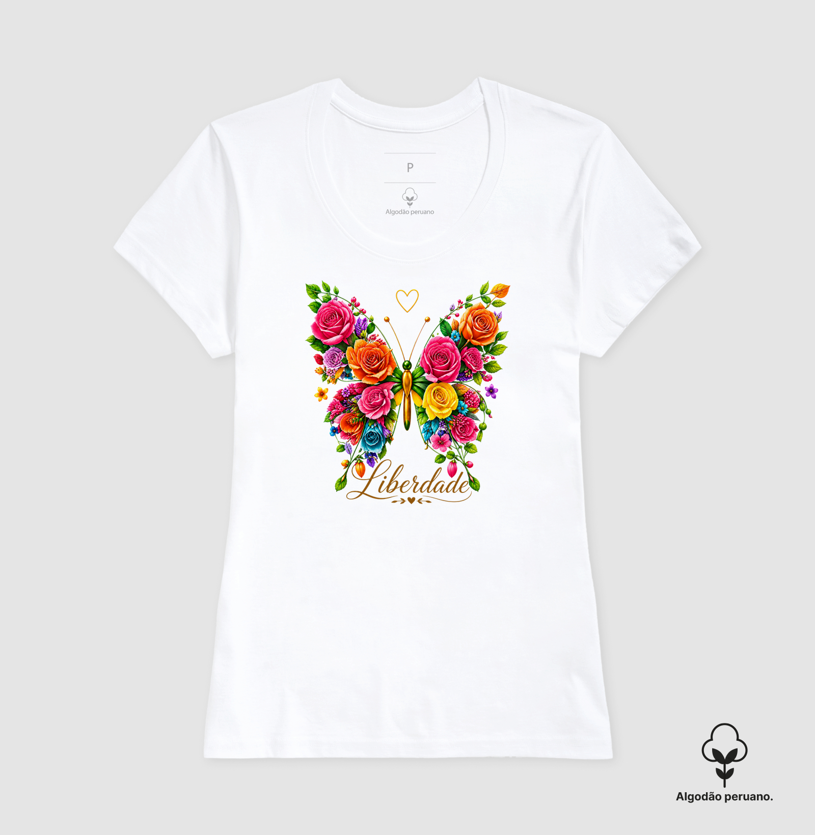 Camiseta Borboleta Liberdade - Imagem 3