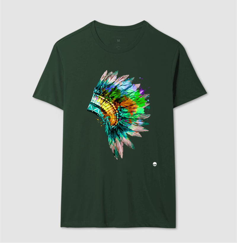 Camiseta Umbanda Cocar Caboclo - Imagem 10