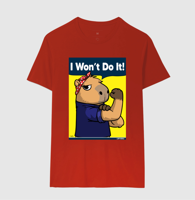 Camiseta Capivara I won’t do it! - Imagem 10