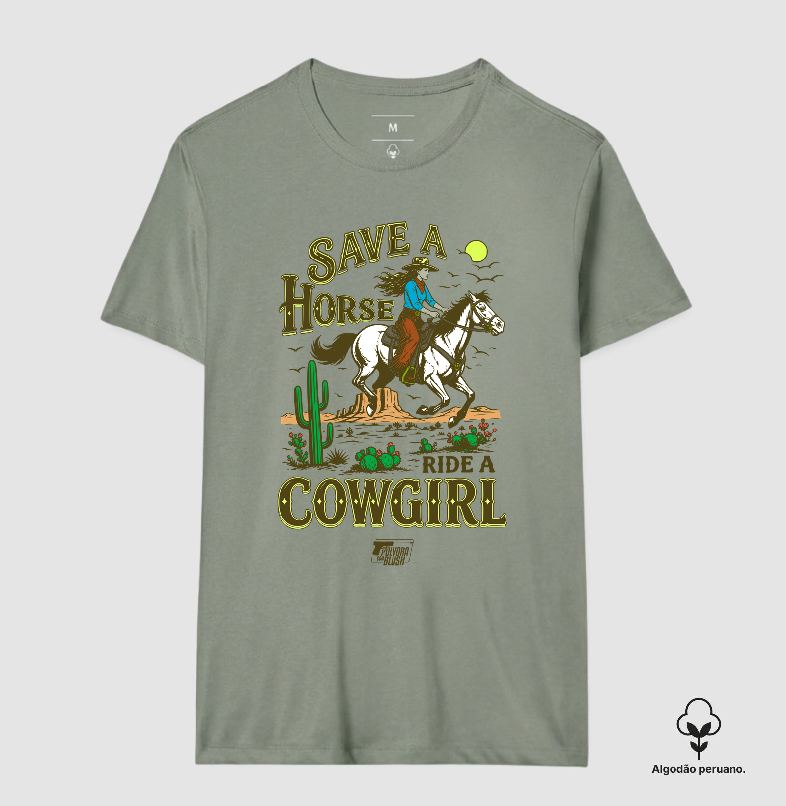 Save a Horse Ride a Cowgirl Pólvora com Blush - Imagem 2