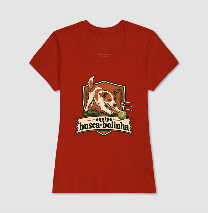 Camiseta Cachorro Bolinha "equipe busca-bolinha" | Pelo & Pano - Imagem 11