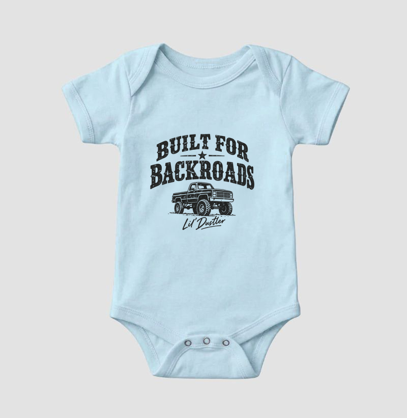Country Built for Backroads Lil’ Dustler 100% Algodão - Imagem 3