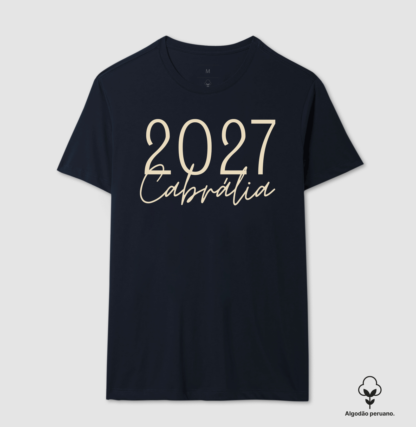 Camiseta Cabrália 2027 – Réveillon na Bahia Algodão Peruano - Imagem 6