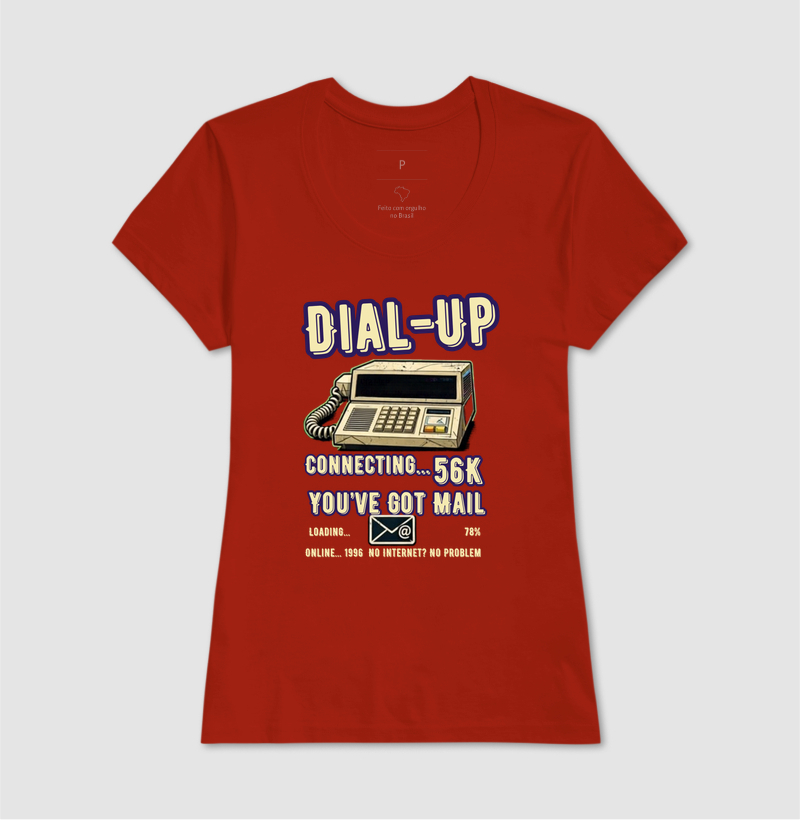  Camiseta Dial-Up - Imagem 11