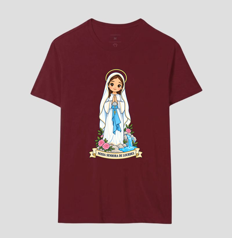 Nossa Senhora de Lourdes estilo chibi - Imagem 16