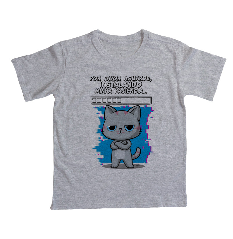 Camiseta Gato Sincero Paciência - Imagem 3