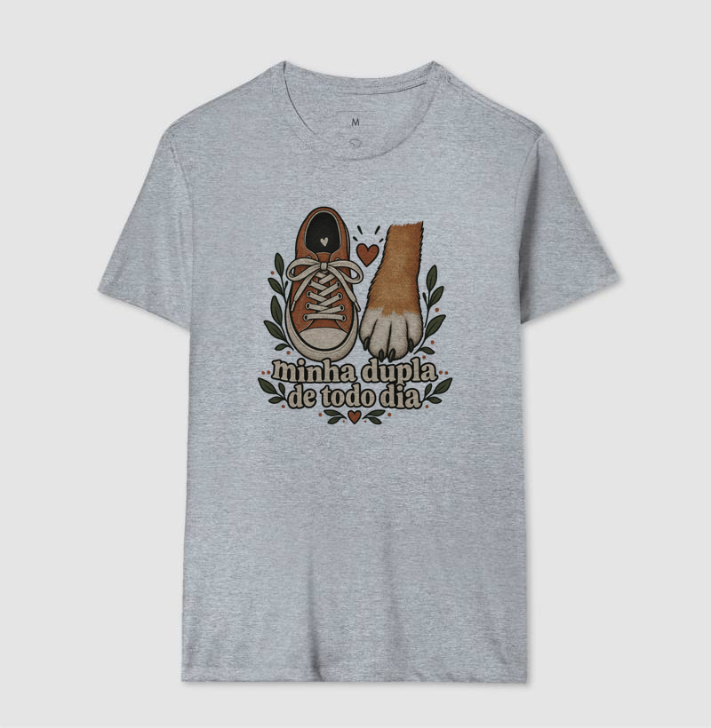Camiseta Cachorro Companhia "minha dupla de todo dia" | Pelo & Pano - Imagem 8