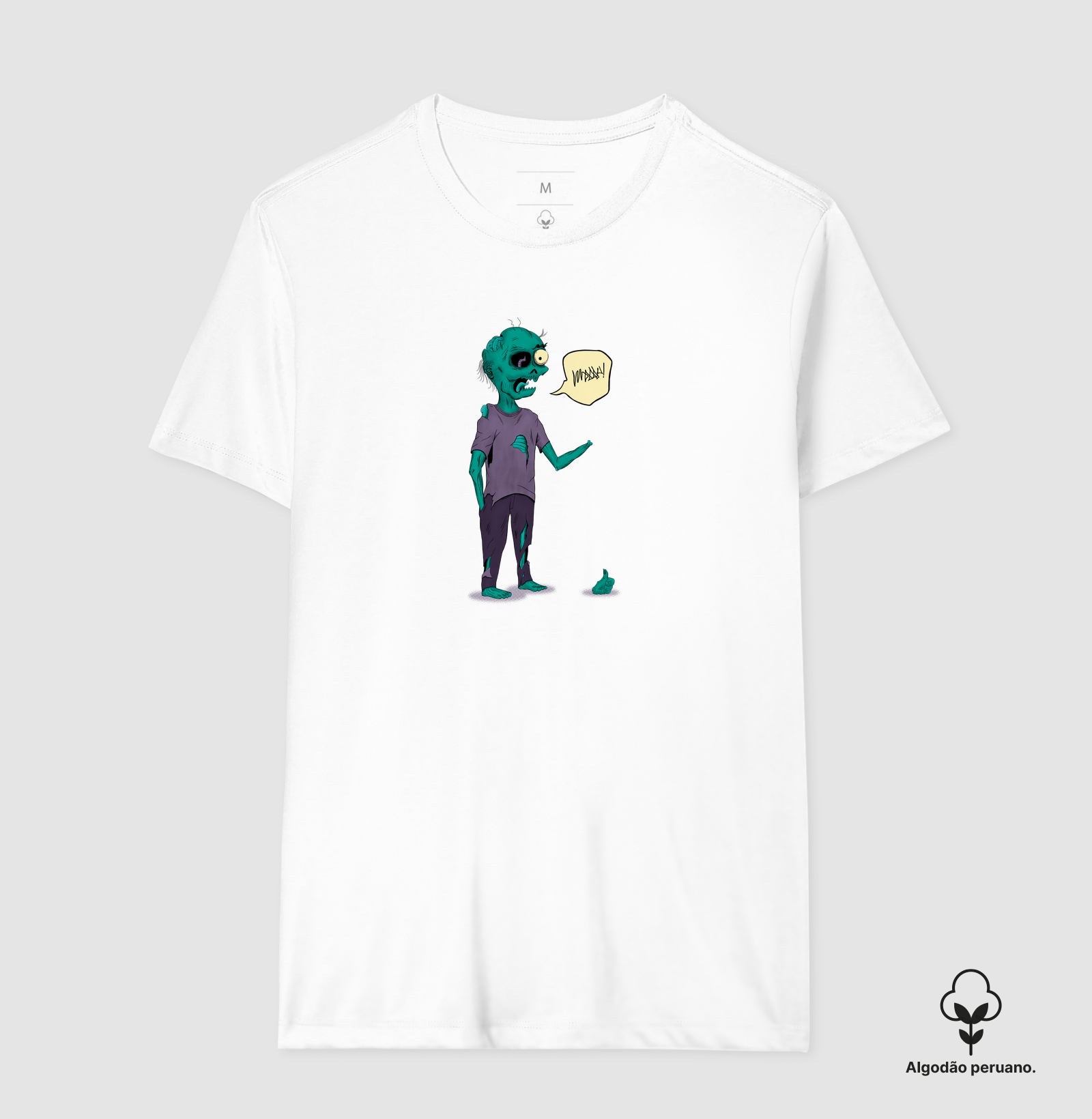 Camiseta Algodão Peruano Zumbi OK - Imagem 5