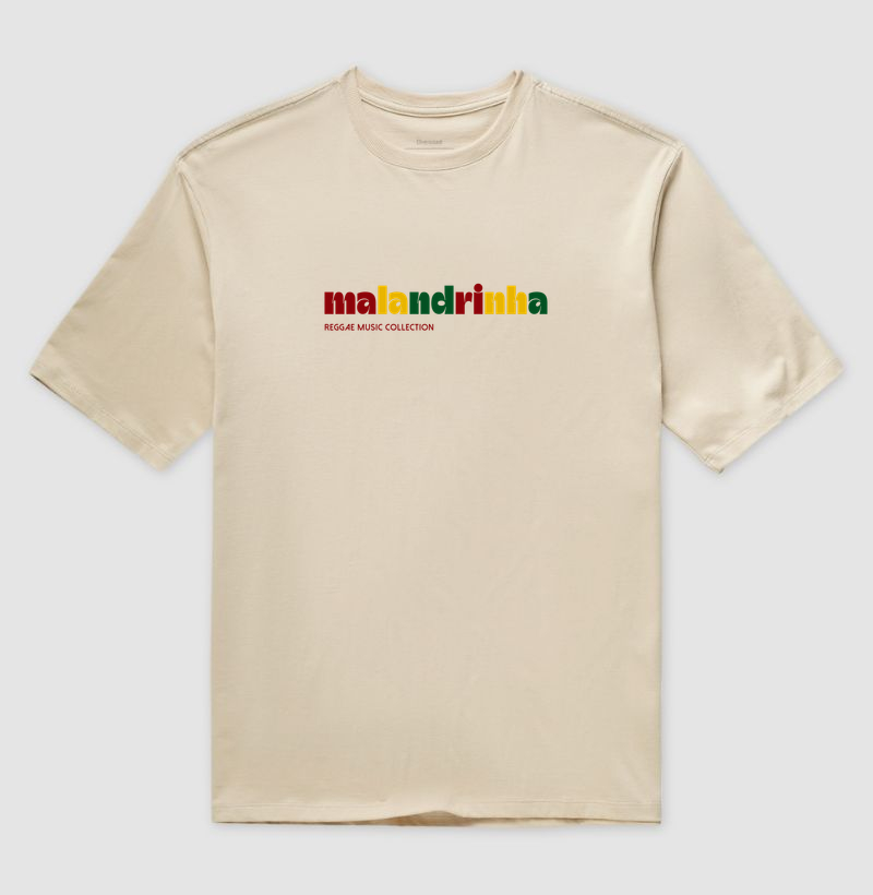  Camiseta Oversized Malandrinha. Coleção Reggae. Unissex. Algodão Premium. - Imagem 5