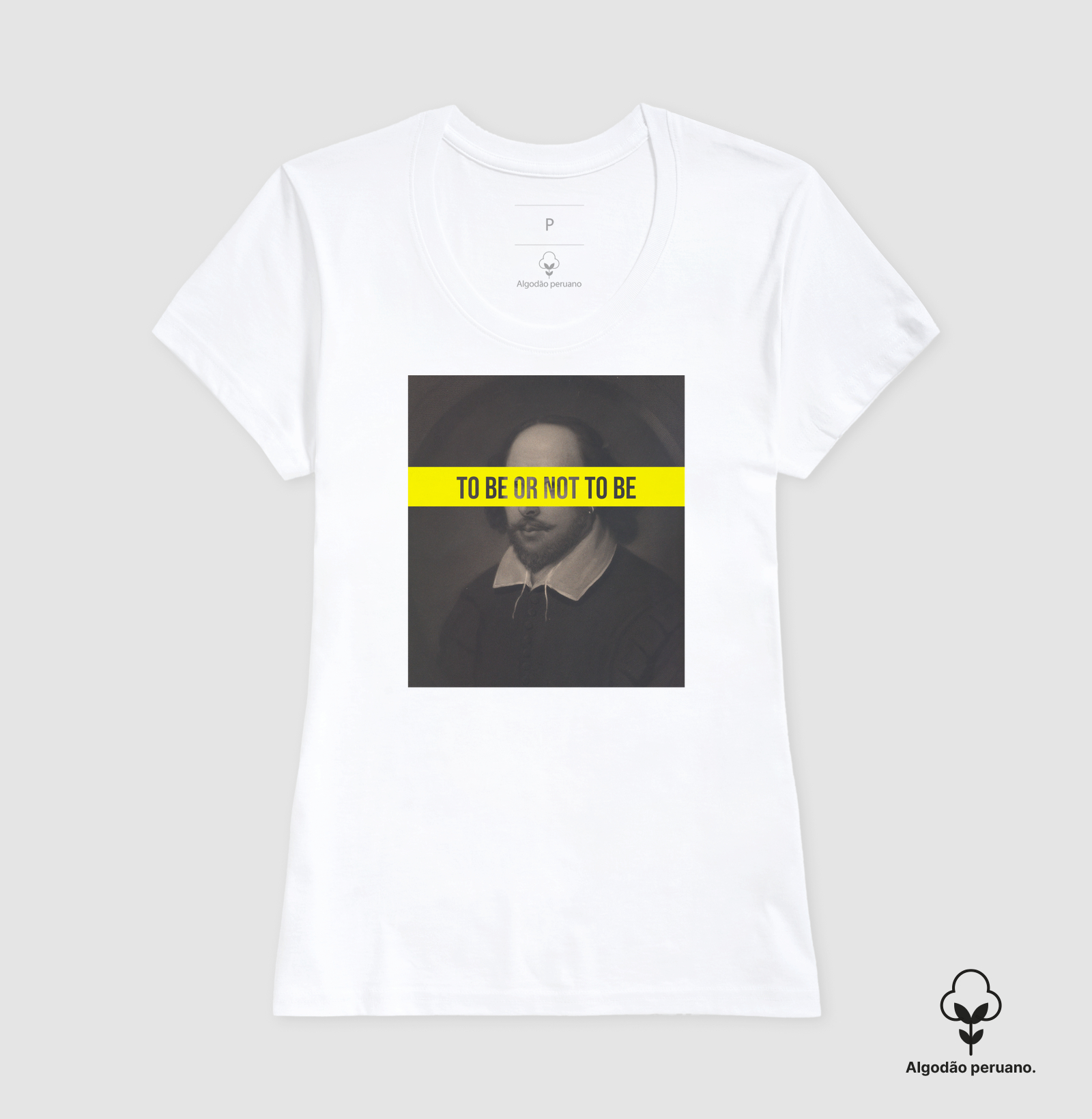 Camiseta Algodão Peruano - Shakespeare - To Be or Not - Imagem 7