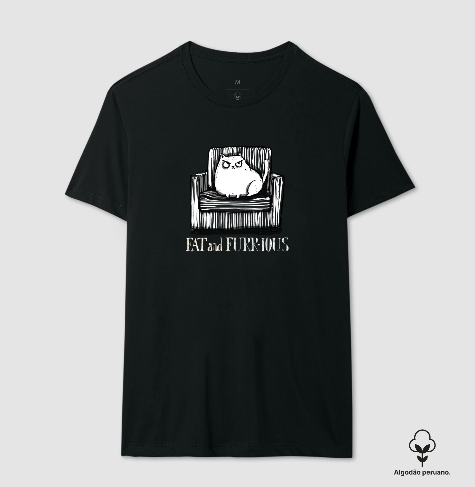 Camiseta Fat And Furr-ious Algodão Peruano - Imagem 2