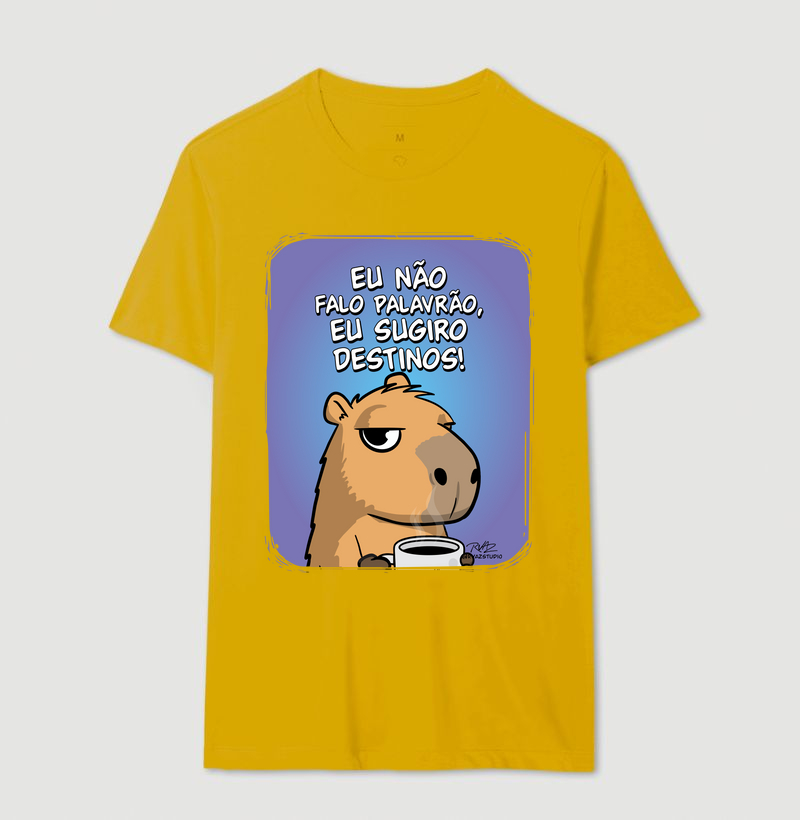 Camiseta Capivara Sugiro Destinos - Imagem 14