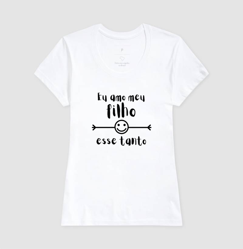 Camiseta Eu Amo Meu Filho Esse Tanto - Imagem 5