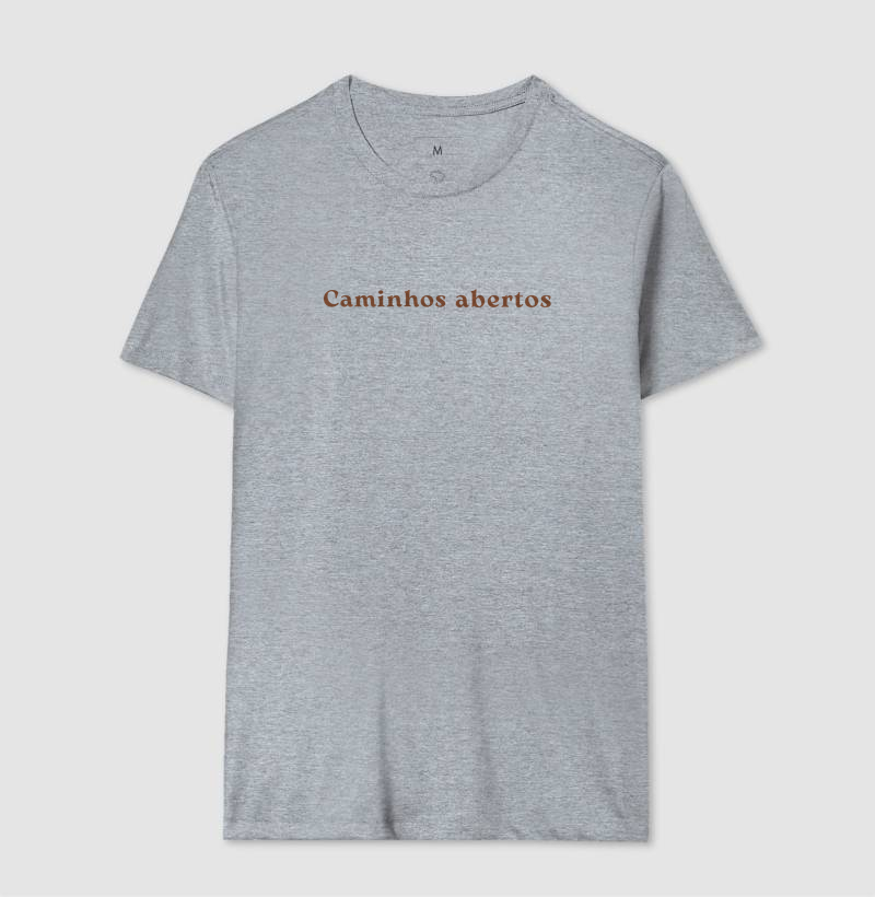 Camiseta 100% Algodão "Caminhos Abertos" – Estilo Minimalista com Significado - Imagem 5