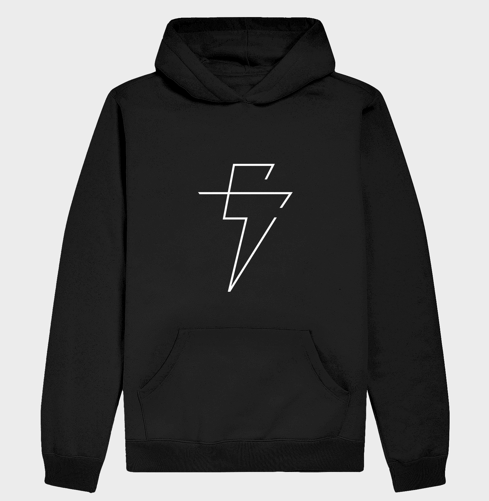 Hoodie Moletom Oficial Eloy Casagrande #03 - Preta Manga Longa - Imagem 3
