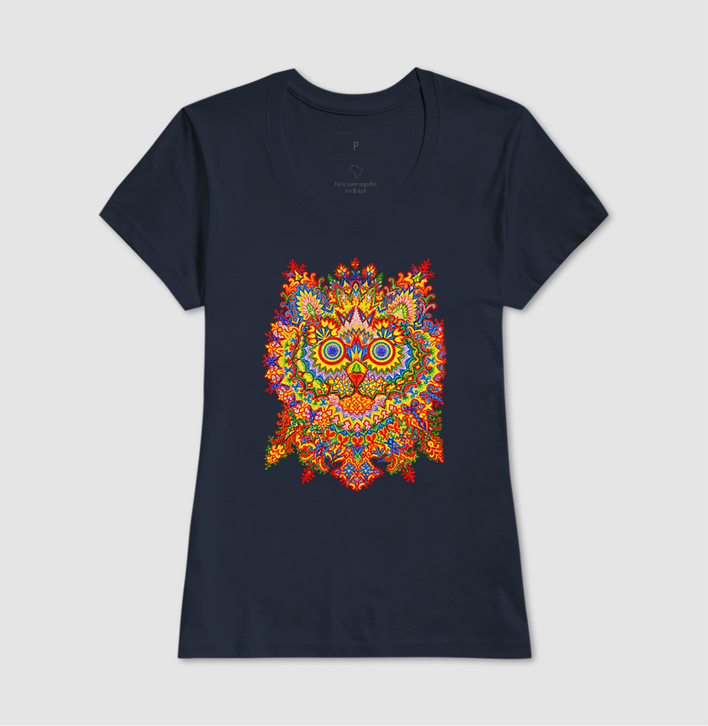 Sem Título (Psychedelic Cat) - Louis Wain - Imagem 7