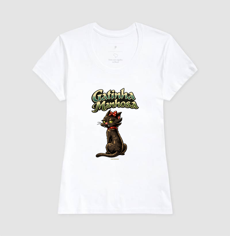Camiseta Gatinha Manhosa | OxenteWear - Imagem 4