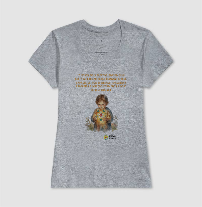 Camiseta Jasmim Manga - Imagem 9