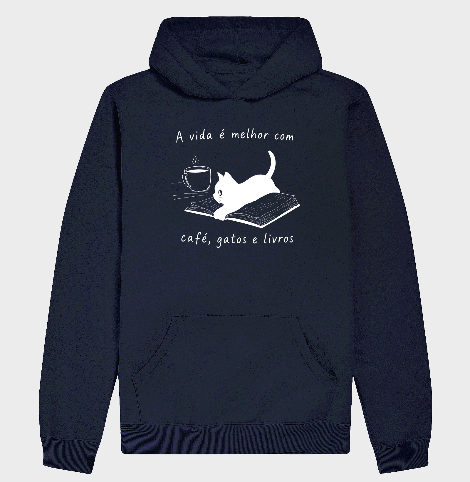 A Vida é Melhor com Café, Gatos e Livros - Imagem 4