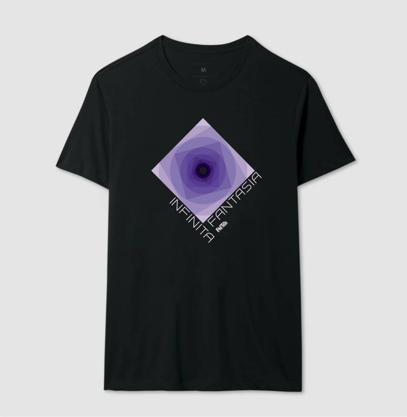T-SHIRT "INFINITA FANTASIA" / ROXO ESTAMPA GRANDE 