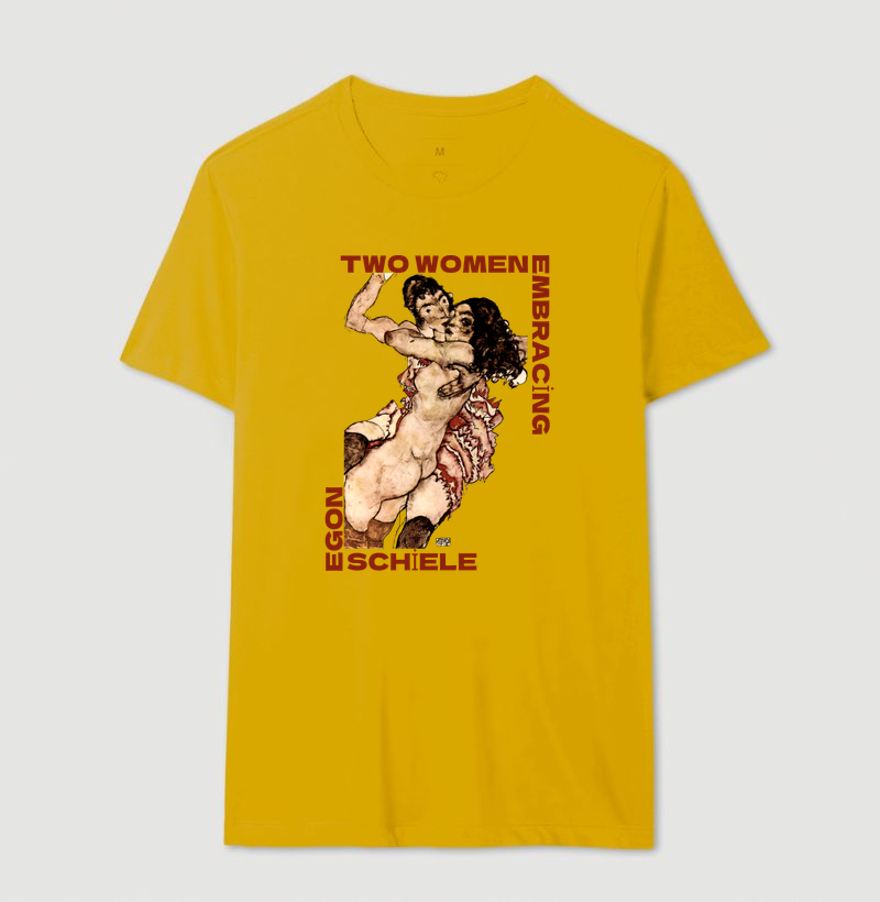 Duas mulheres se abraçando (1915) - Egon Schiele - Imagem 14