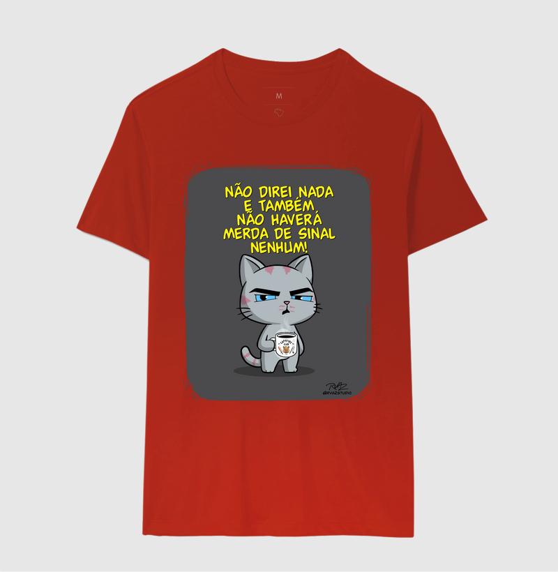 Camiseta Gato Sincero Sinal Nenhum - Imagem 10