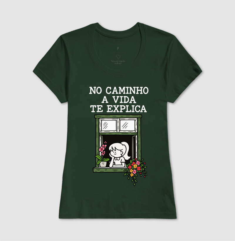 Camiseta No Caminho a Vida Te Explica (estampa G) - Imagem 13