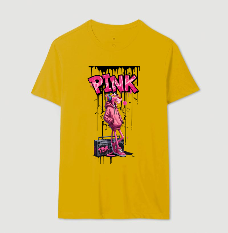 Camiseta Pantera Cor de Rosa Rap - Imagem 14