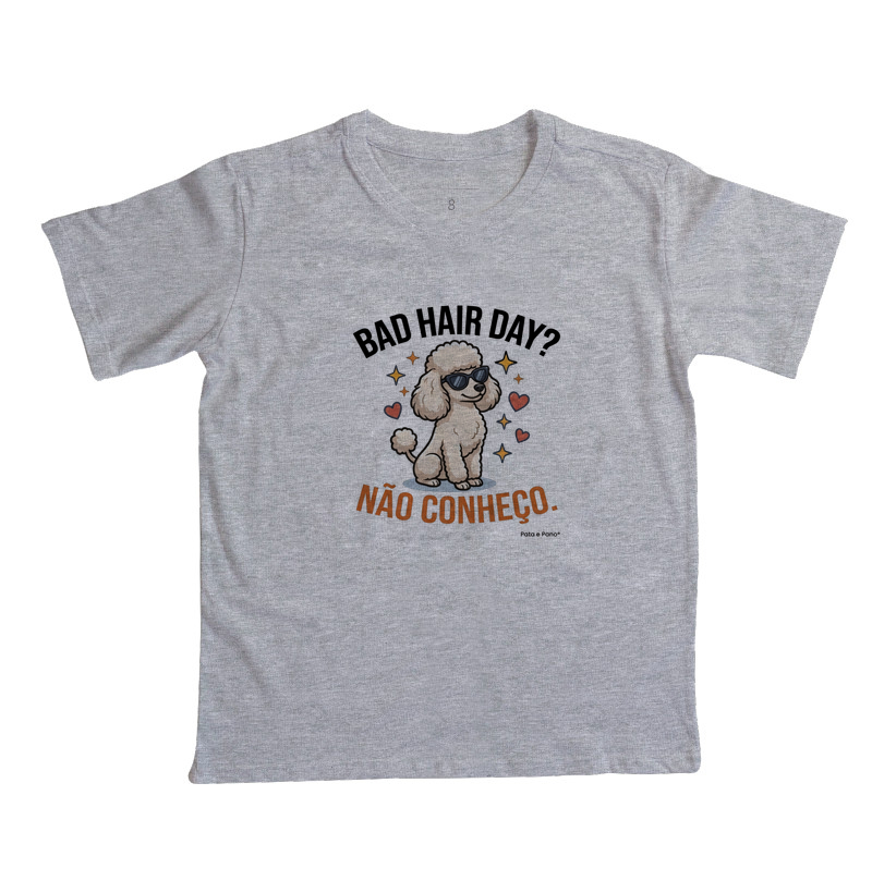 CAMISETA POODLE BAD HAIR - Imagem 4