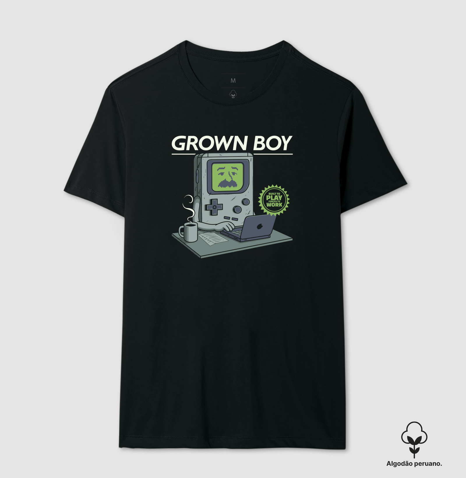 Camiseta Algodão Peruano Grown Boy - Imagem 2
