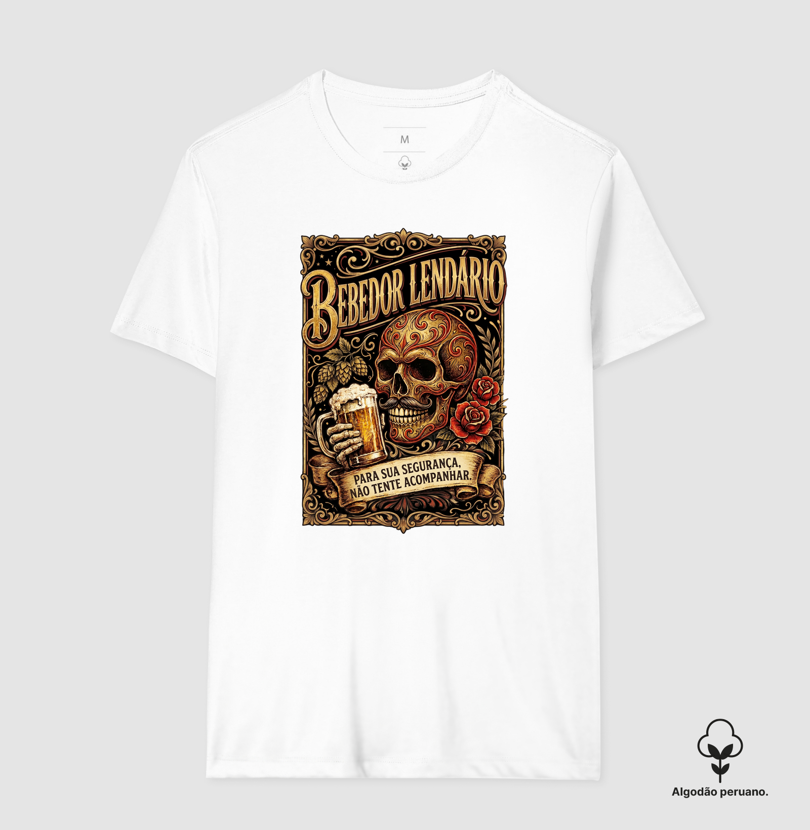 Lendário Cervejeiro | Caveira "Gosto de Cerveja" - Imagem 4