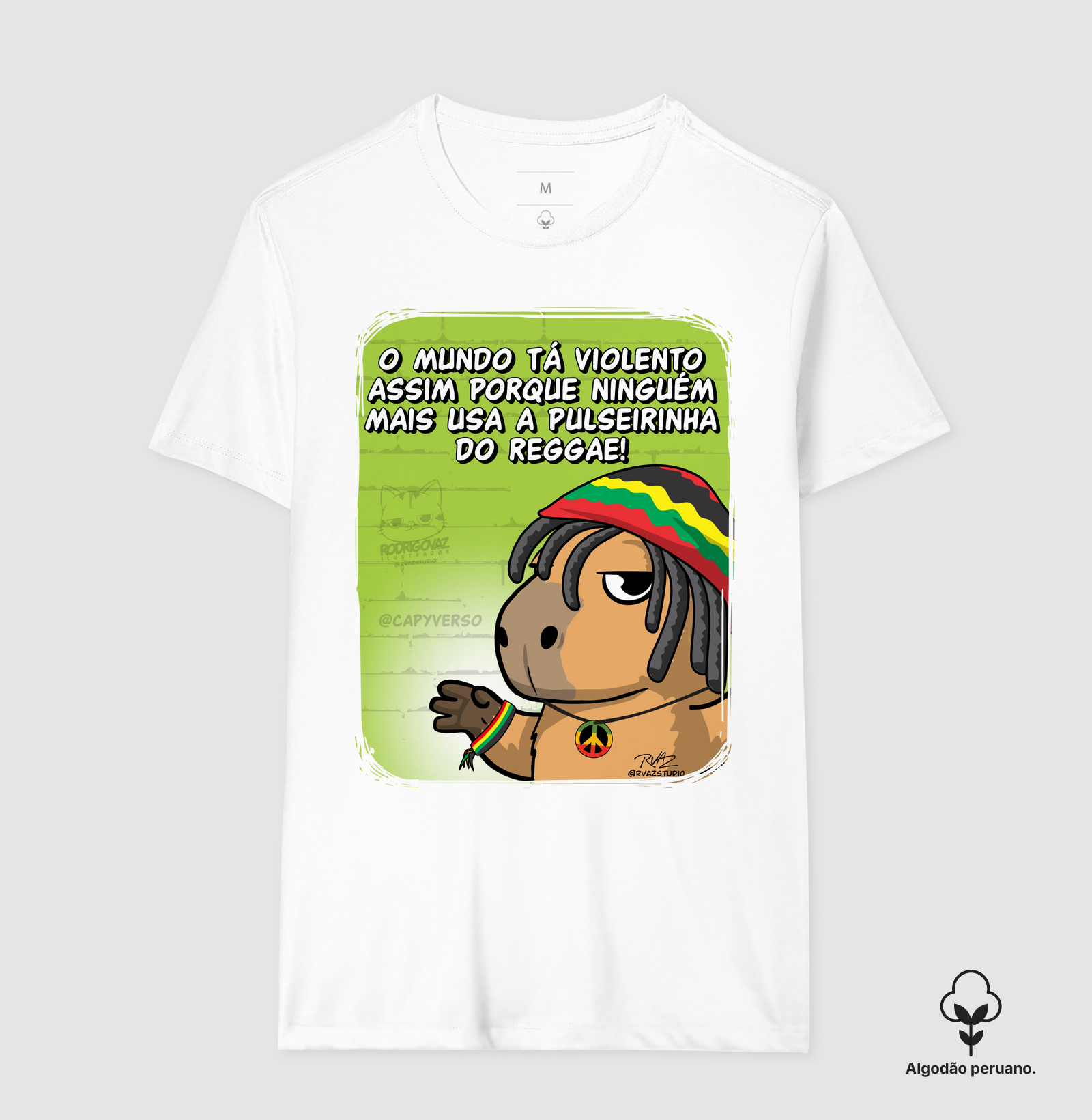 Camiseta Capivara Reggae - Imagem 5