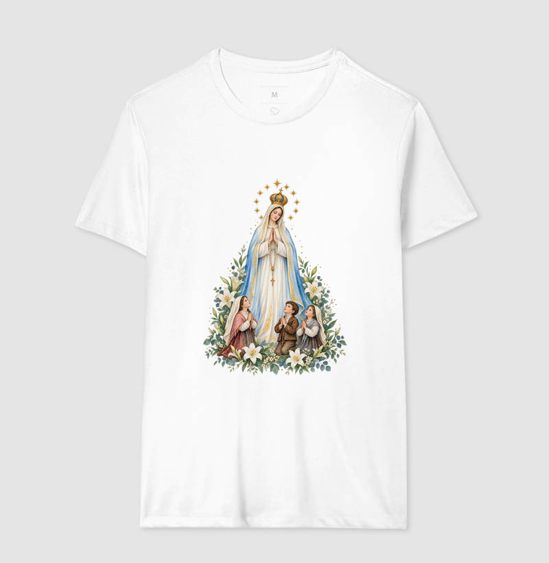 Nossa Senhora de Fátima e os Pastorinhos — Aquarela Botânica Régia - Imagem 2