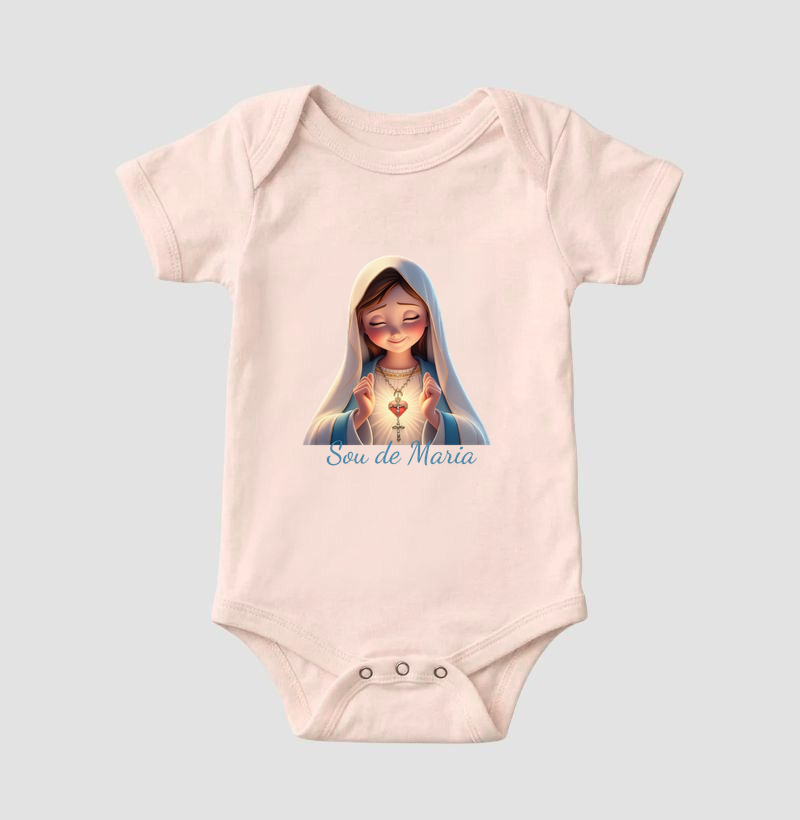 Body Infantil Sou de Maria - Imagem 5