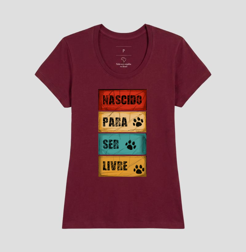 Camiseta Nascido para Ser Livre - Imagem 22