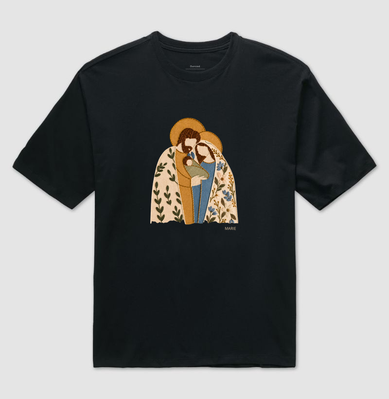 Sagrada Família estilo bordado  - Imagem 2