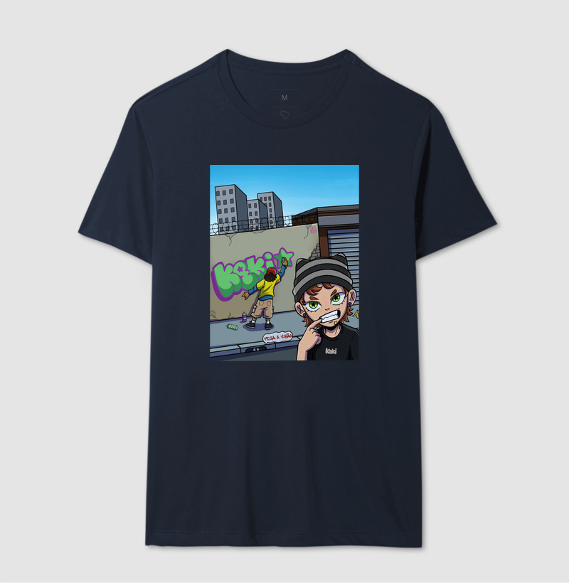 Camiseta Pega a Visão Kaki Regular Fit - Imagem 6