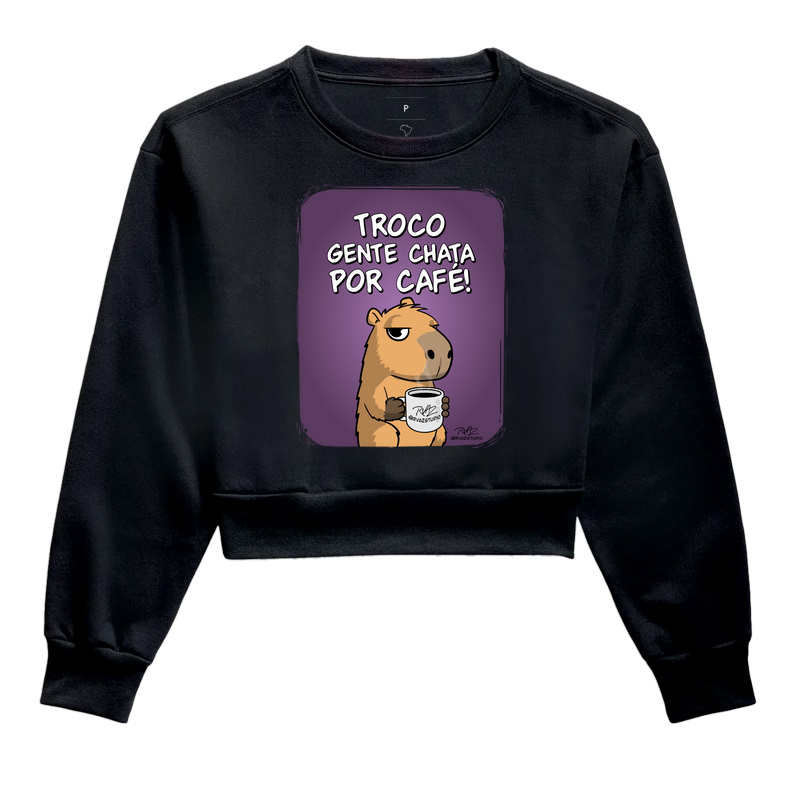 Camiseta Capivara Troco por Café - Imagem 2