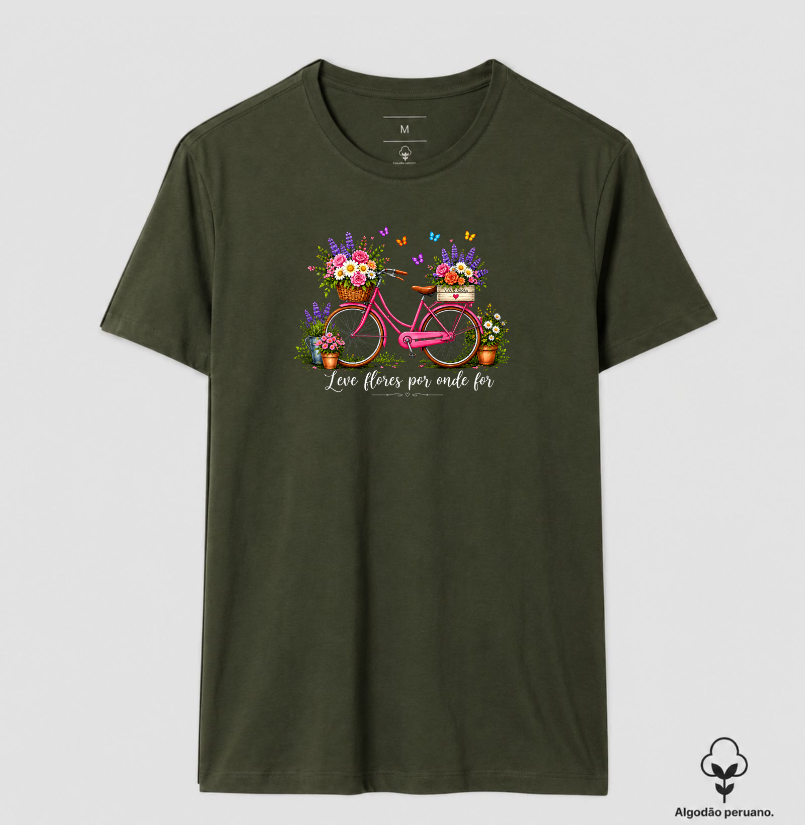 Camiseta Leve flores por onde for - Imagem 3
