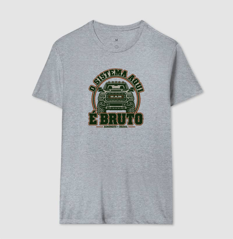 Camiseta O Sistema Aqui é Bruto - Imagem 8