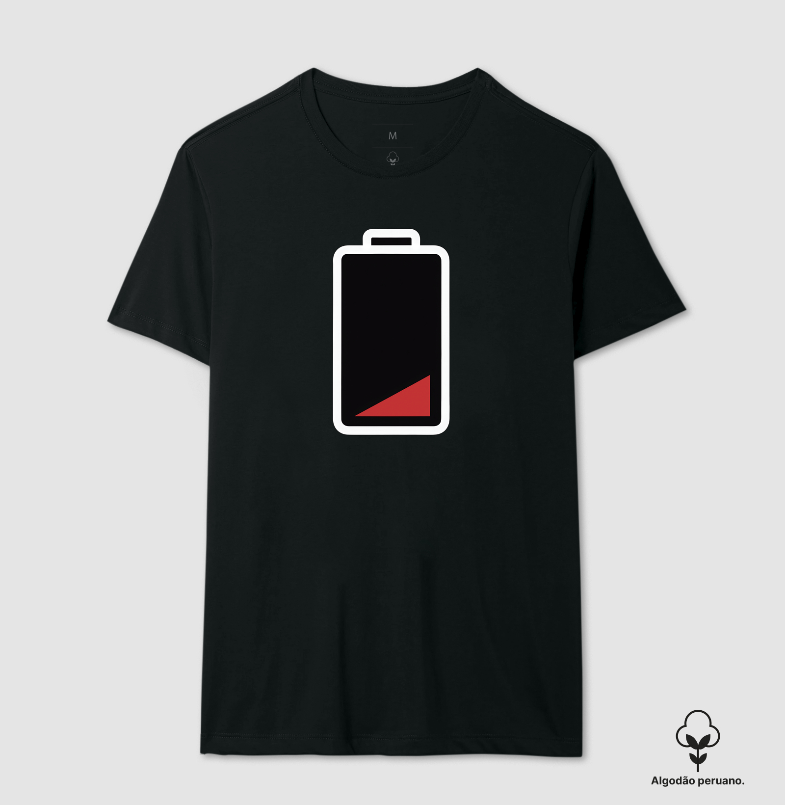 Camiseta Algodão Peruano 5% de Bateria - Imagem 4