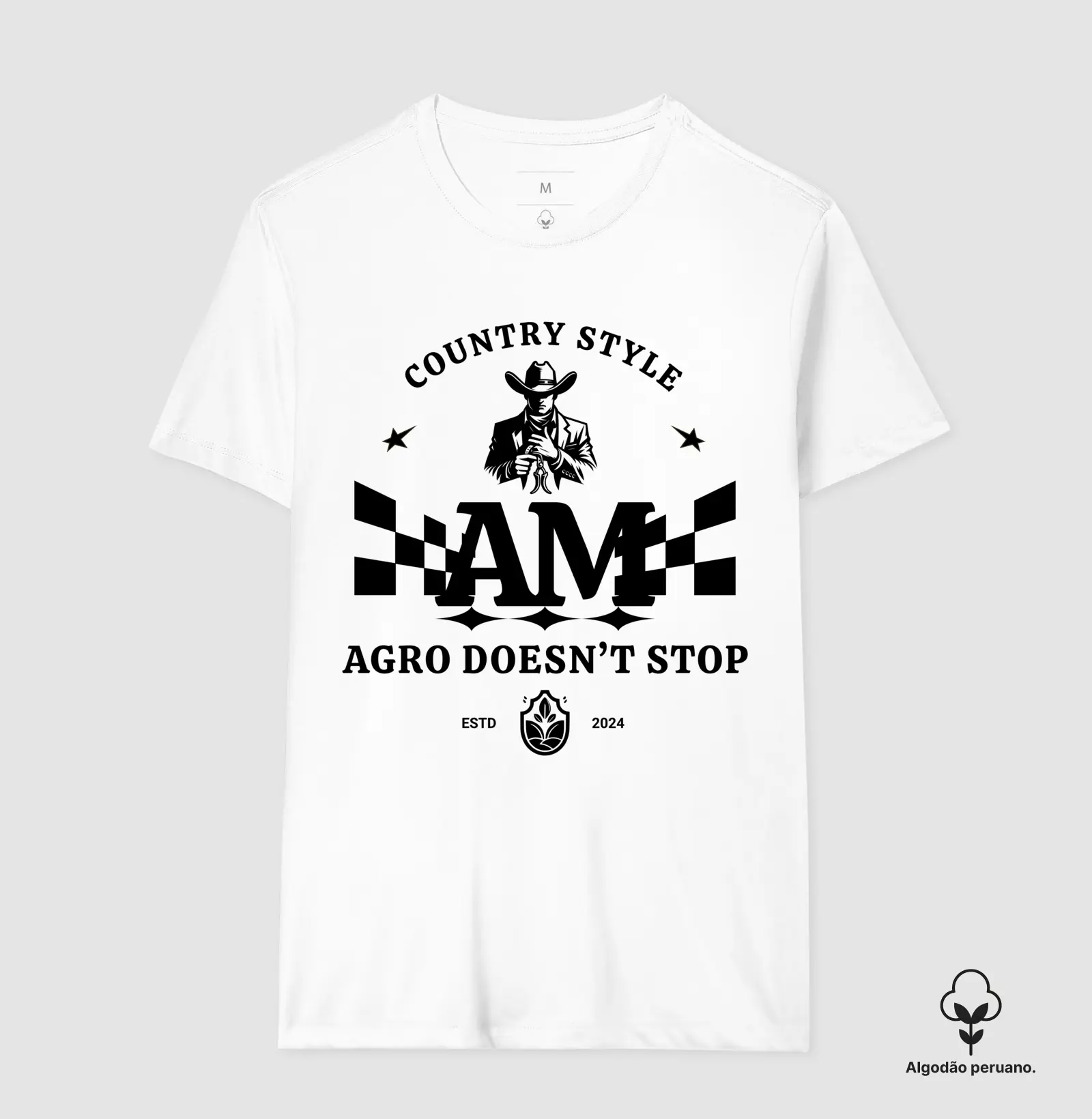 Camiseta Algodão Peruano Agro Mato - Imagem 2