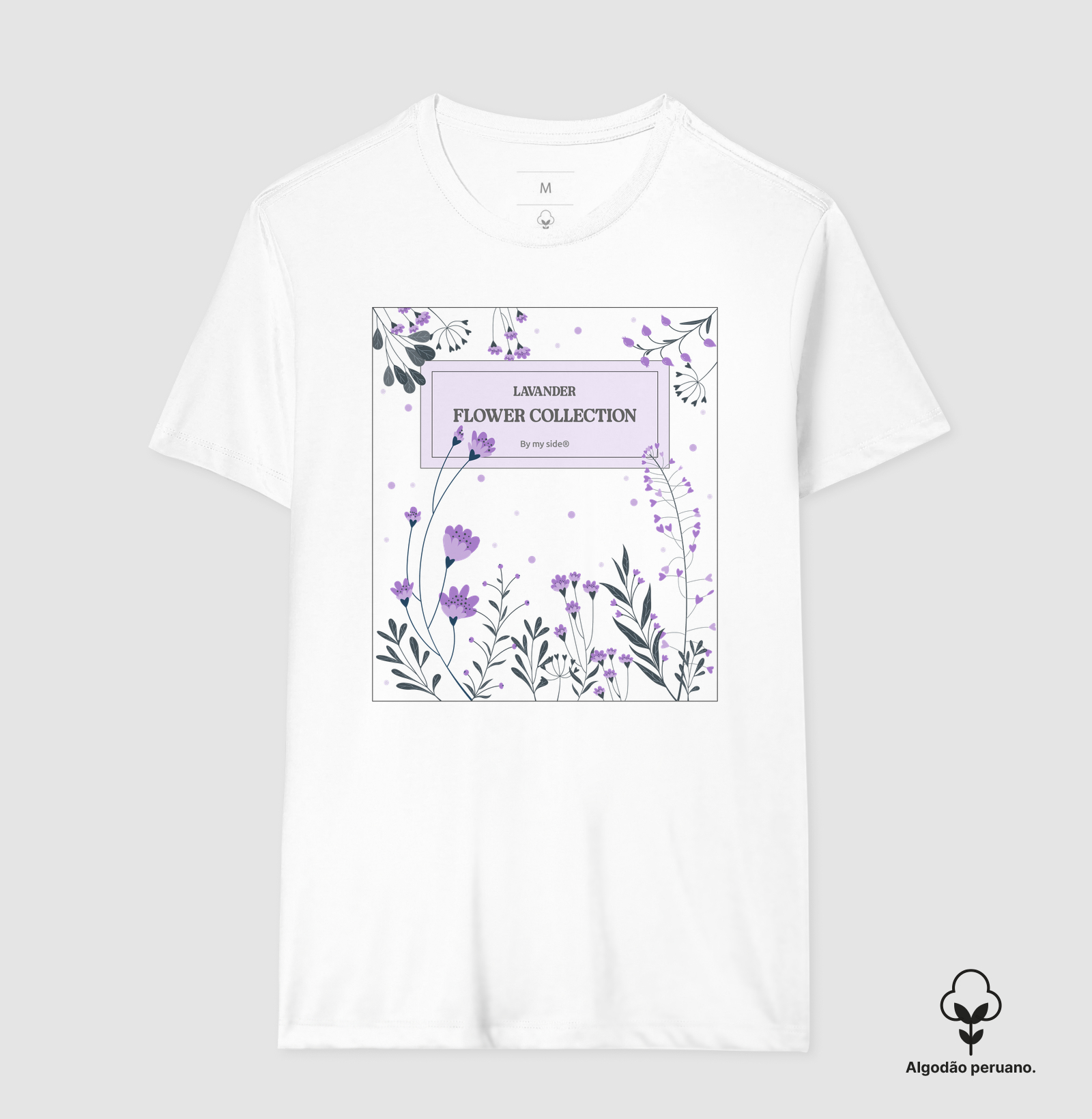 FLOR DE LAVANDA - Algodão Peruano - Imagem 6