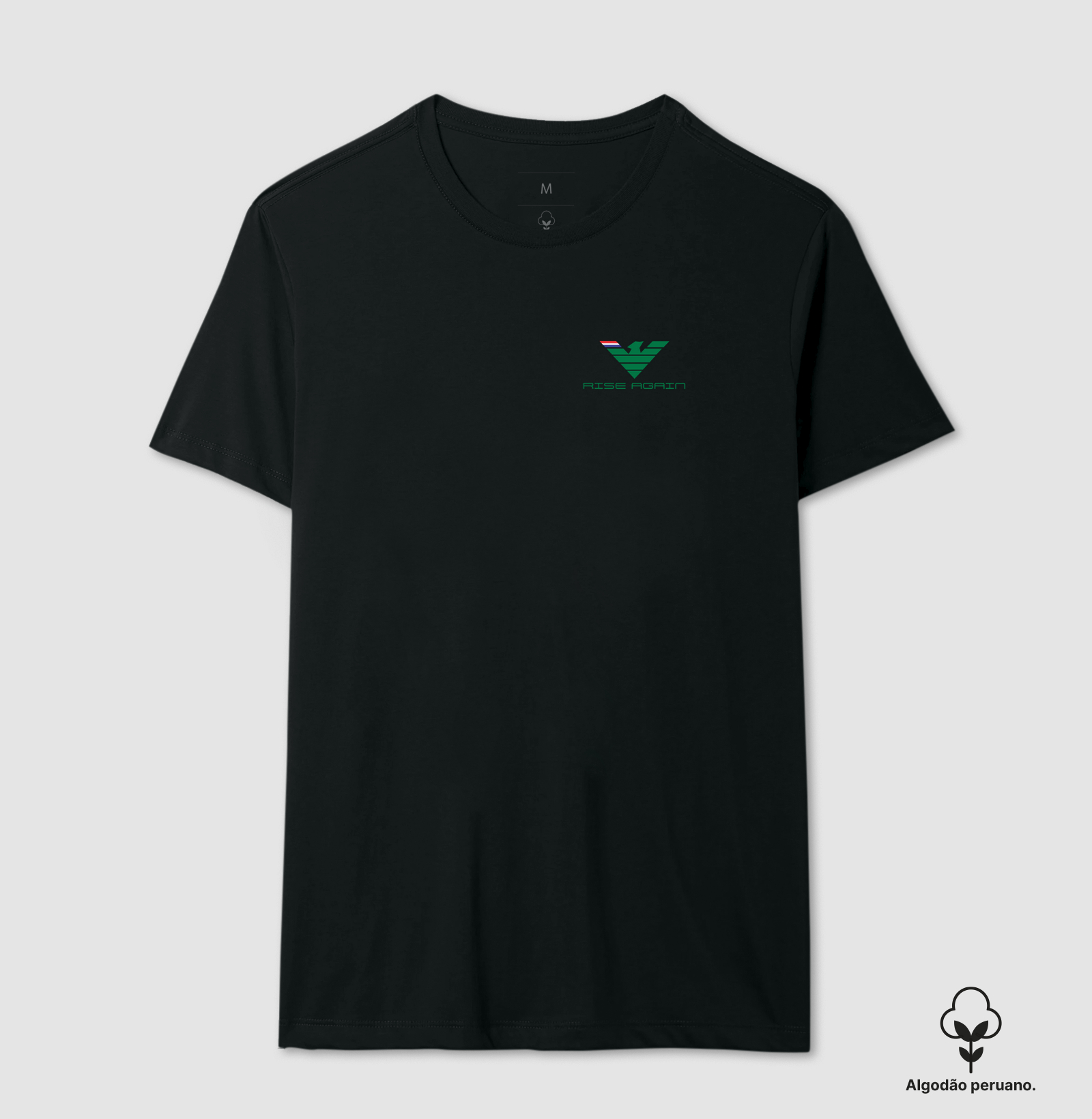 RISE AGAIN é uma estampa que simboliza força, superação e recomeços. Seu design geométrico moderno em tons de verde cria um visual elegante e cheio de personalidade. Ideal para quem acredita que sempre é possível se reinventar e seguir mais forte do que antes. 💚✨  "Levante-se. Evolua. Rise Again." - Imagem 3