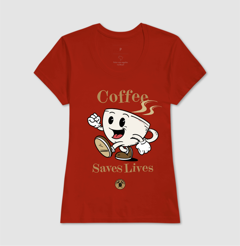 Camisa Café Coffee saves lives  - Imagem 11