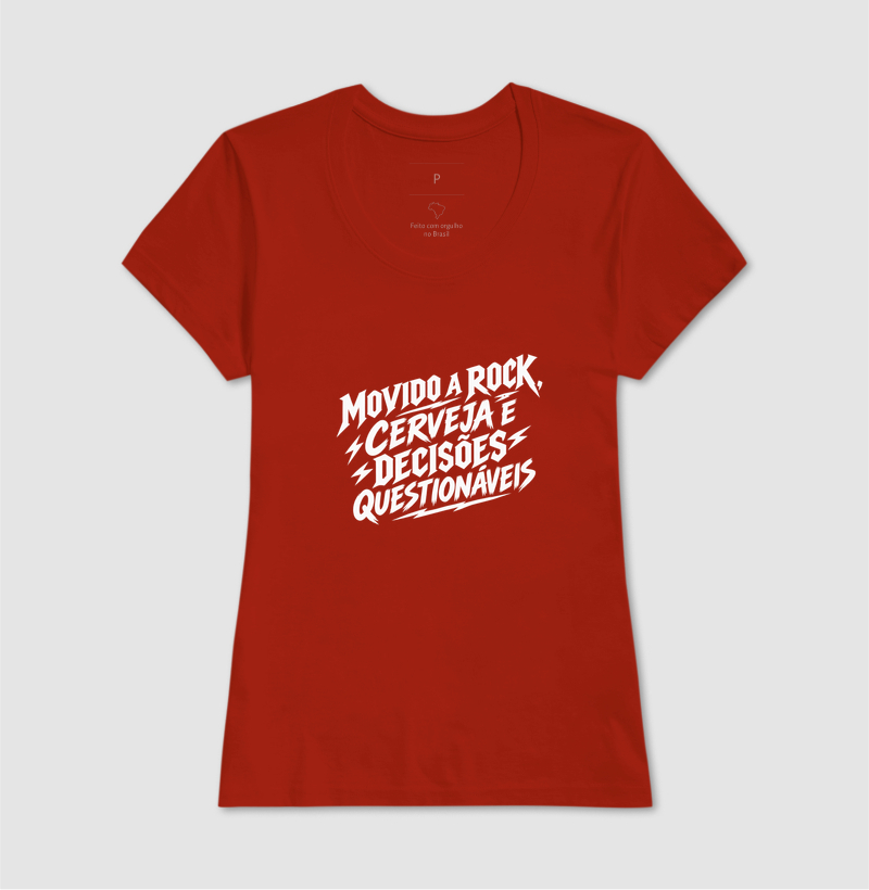 Camiseta Movido a Rock – Cerveja e Decisões Questionáveis - Imagem 11