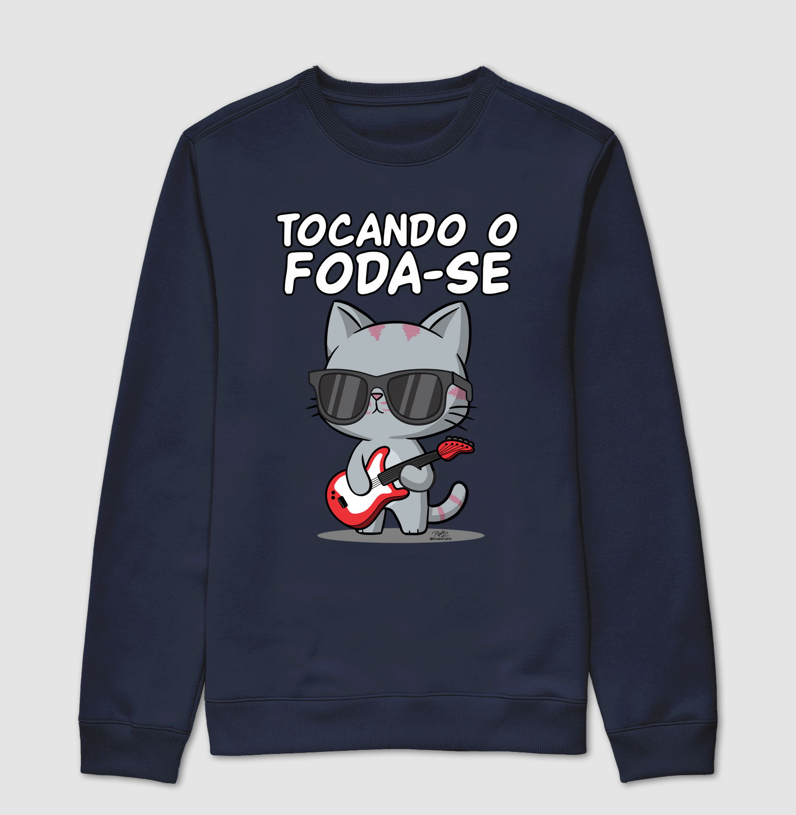 Camiseta Gato Sincero Tocando - Imagem 5